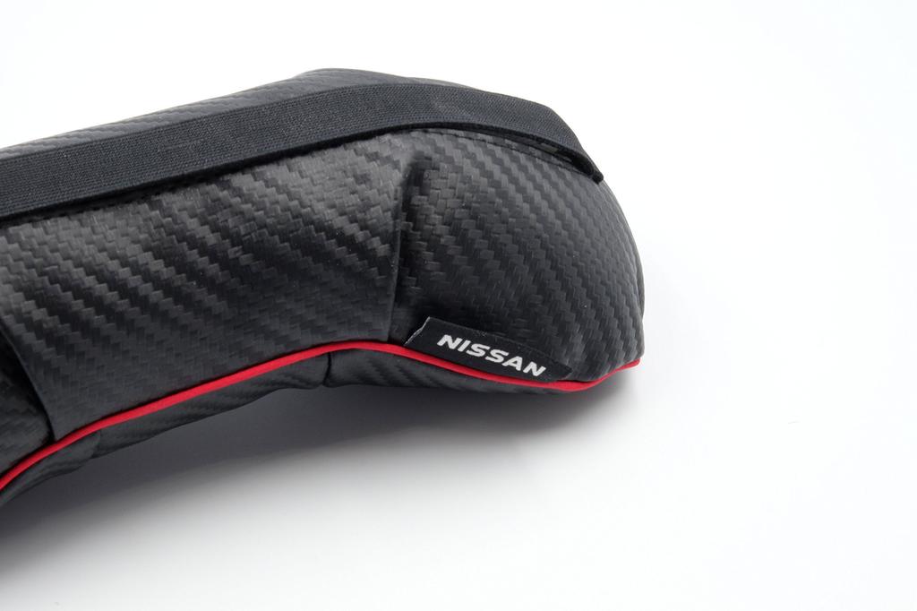 Genuine Nissan Neck Carbon Fiber NISSAN GENUINE ACCESORIES Pad/Pillow Cushion, Black, Pattern,