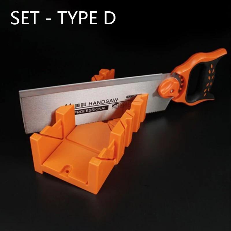 Woodworking Clamping Mitre Box Diagonal Saw Cabinet 45 90 Degree Saw Box Angle Saw Oblique Cutting Groove Sawing Guide Slot