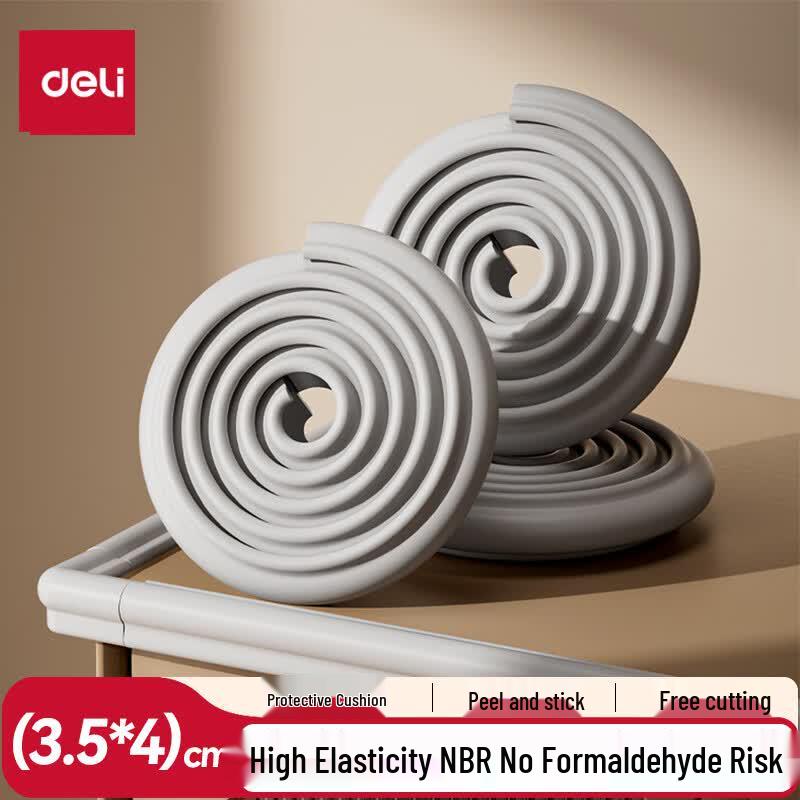 Deli Child Safety L-shaped Corner & Edge Protectors серый