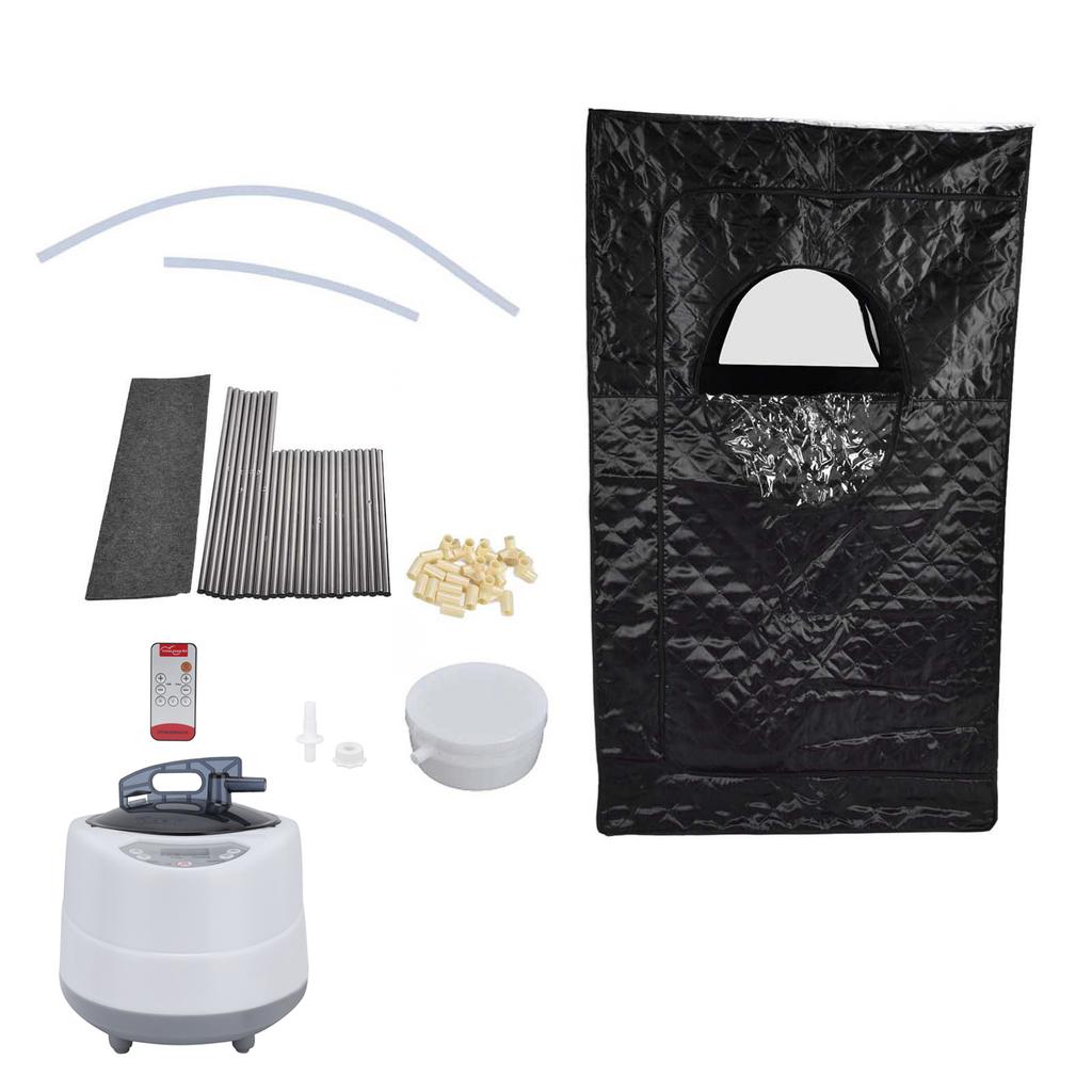 1000W 2.0L Portable Home Steam Sauna Kit Sauna Generator with 1?9 Gears Adjustment 0?99min Time