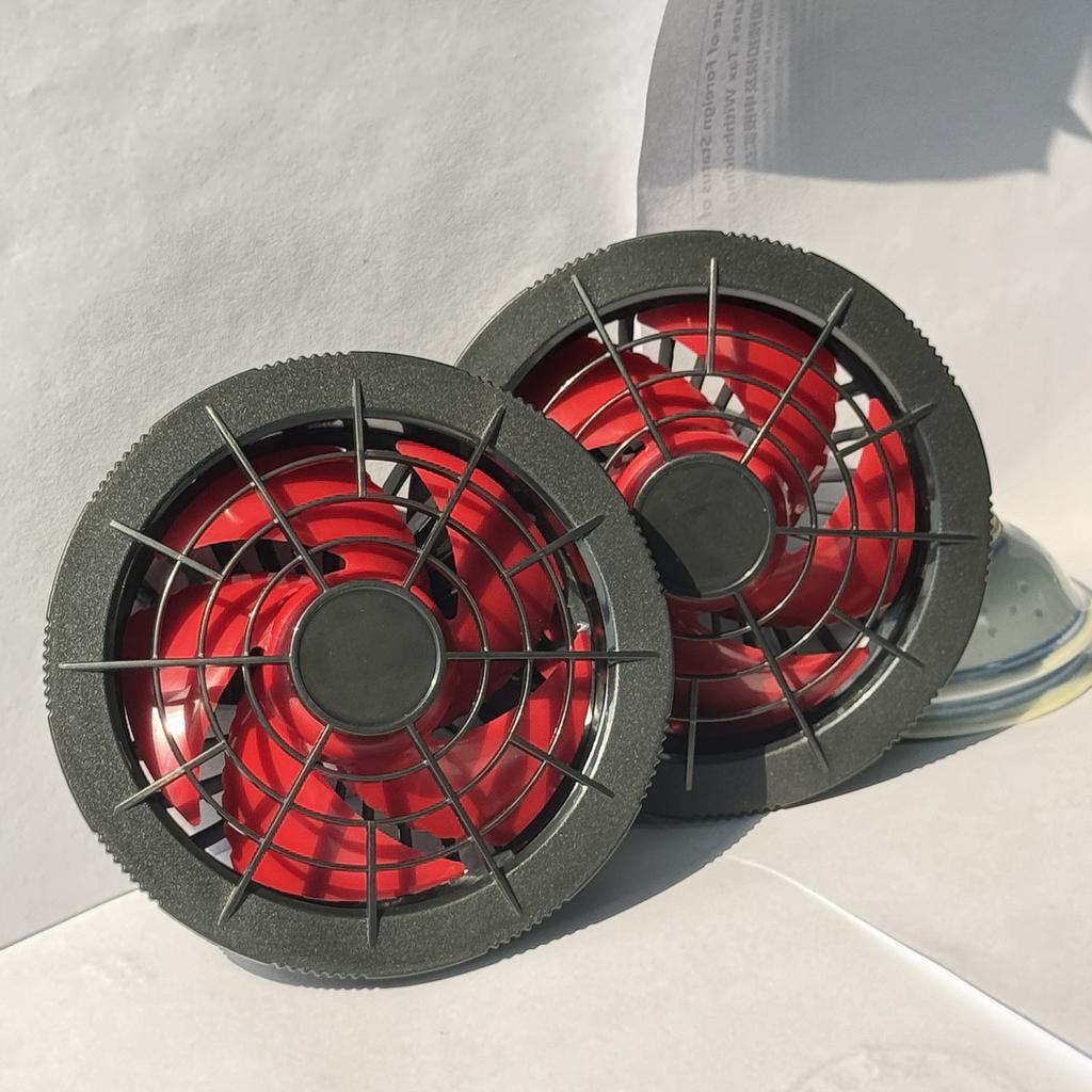 Men Outdoor Summer DC Connector Electric Fan Cooling Jackets 19V 24V Air Conditioning Fan With Cable Air Conditioner Fan