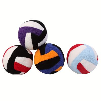 Kawaii Simülasyon Voleybol Topu Peluş Oyuncak Sevimli Voleybol Aksesuarları Yastık Çocuklara Eşlik Edecek Yumuşak Hediyeler Kız Erkek Çocuk Odası Dekorasyonu