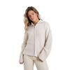 Womens/Ladies Fisherman Knitted Zip Detail Jacket