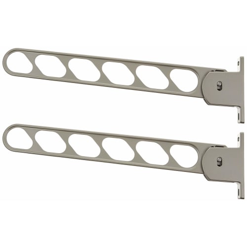 NASTA Aluminum Clothes Drying Hardware KS-DA553AB-ST, Stainless Steel, Set of 2
