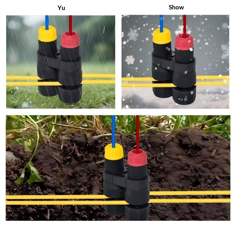Waterproof Low Voltage Twist Wire Connector DC 12/24V for Garden Decor Landscape Lighting Wiring