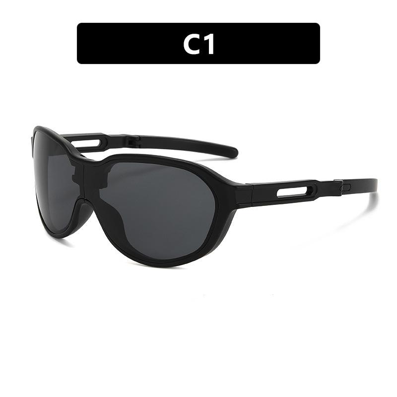 Kids Foldable Sunglasses for Outdoor Sports Windproof Protective Goggles with UV400 Protection for Children's Cycling