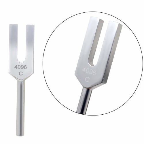 Crystal Tuner, 4096Hz, Tuning Fork, Natural Quartz, Purification, 5-Piece Set, Relaxation, Japanese Instruction Manual Included, Fluorite, WH26 - Fluo