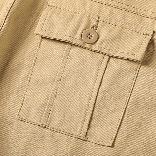 Men Al Cotton Cargo Pants for Mens Elastic Casual Trousers Multi-Pocket Joggers Fashion Outdoor Pants