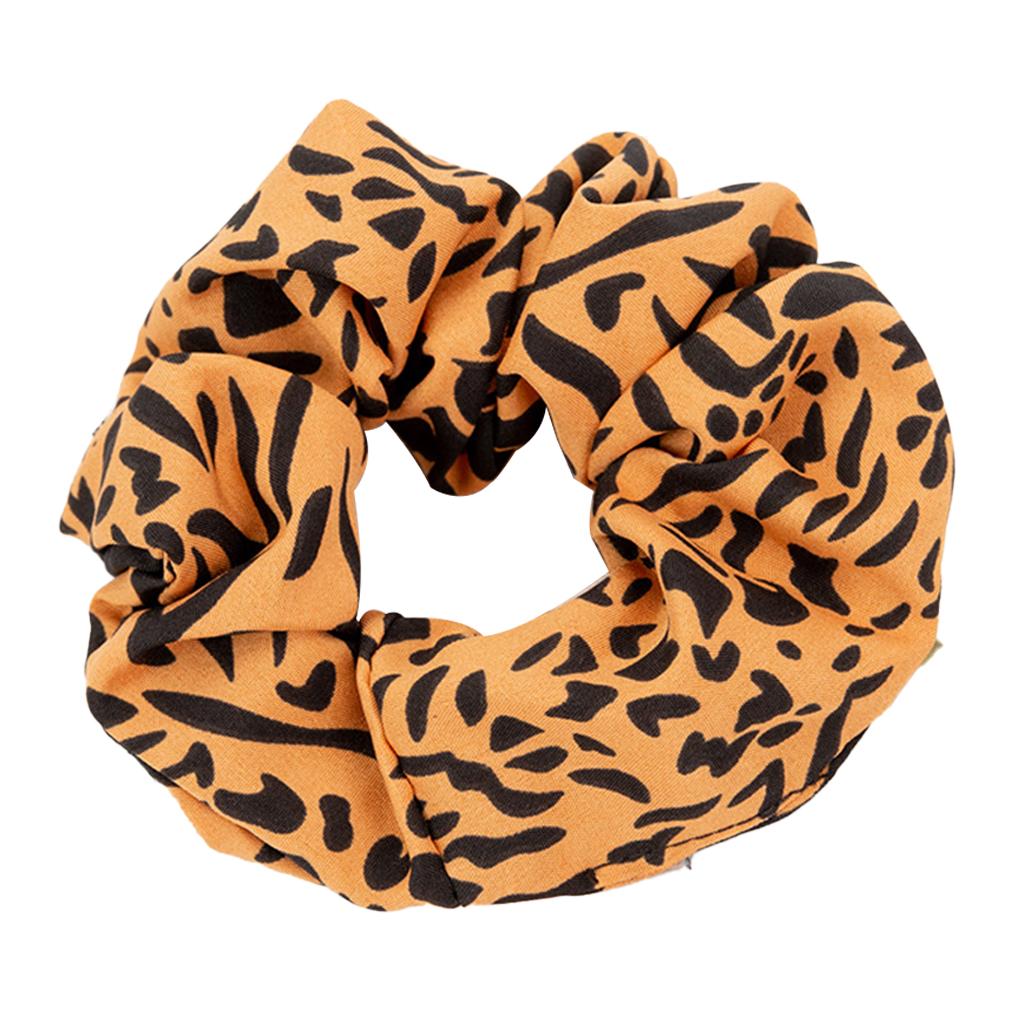 Large Hair Scrunchies Leopard Print Thick Stretchy Adjustable Ponytail Holder Bobbles Hairs Band Accessories Multi Color