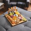 Käse Servierbrett Vorspeisen Fleischplatte Partyzubehör Charcuterie Tablett Käseplatte Für Süßigkeiten Snack Dessert Obst Innen