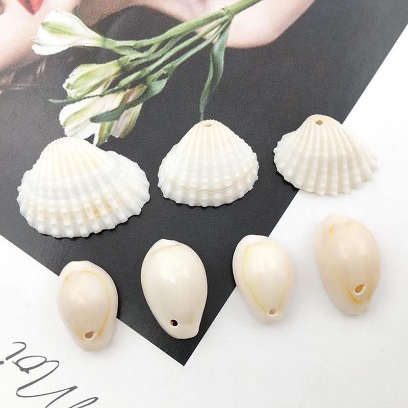 20pcs Natural Shell Conch Coquillage Bead Pendants Craft DIY Jewelry Making
