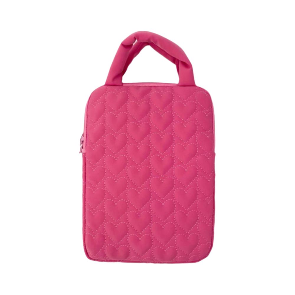 Loving Tablet Bag Anti-fall Large Capacity Notebook Computer Case Plush Lining Shockproof Laptop Sleeve for 11/13inch Office