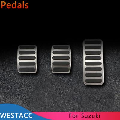 Πεντάλ αυτοκινήτου για Suzuki SX4 Aerio Ciaz Vitara S-Cross Splash Ignis Kizashi Sidekick Samurai Gas Brake Pedal Covers