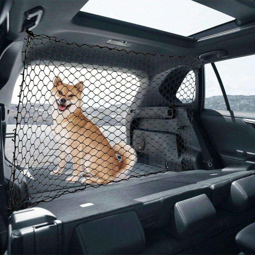 Car Pet Isolation Net Car Pet Barrier Net Rear Seat Safety Net