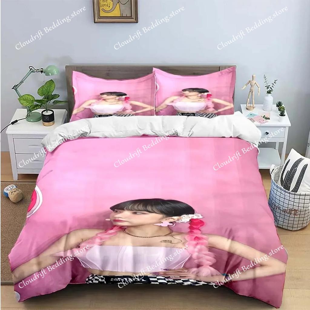Exquisite Singer E-Eunha Fashion Anime Digital Printing Bedding Set Duvet Cover Comforter Bed Youth Kids Girl Boys Gift