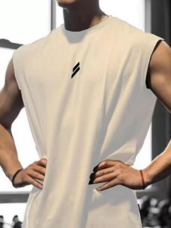 Débardeur de Fitness Respirant à Séchage Rapide en Mesh pour Homme - Coupe Ample, Grandes Tailles, Sans Manches