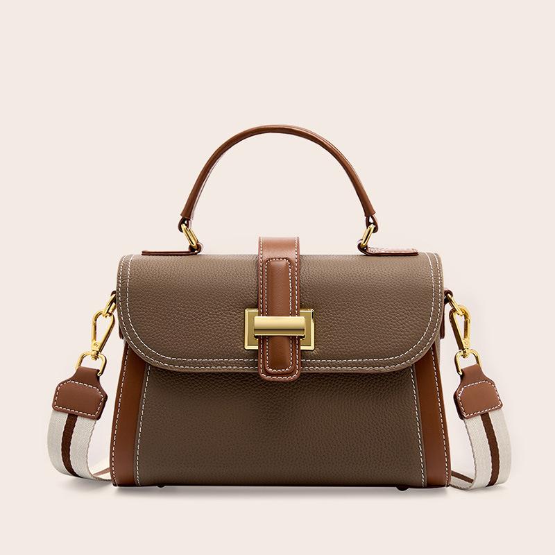 Niche Light Luxury Shoulder Bag Fashionable Versatile Leather Women's Bag Cowhide High-end Bag