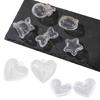 Clear Acrylic Pet Hair Keepsakes Box Cats Furs Holder Case for Memorial DIY Craft Pet Loss Remembrances and Home Decors