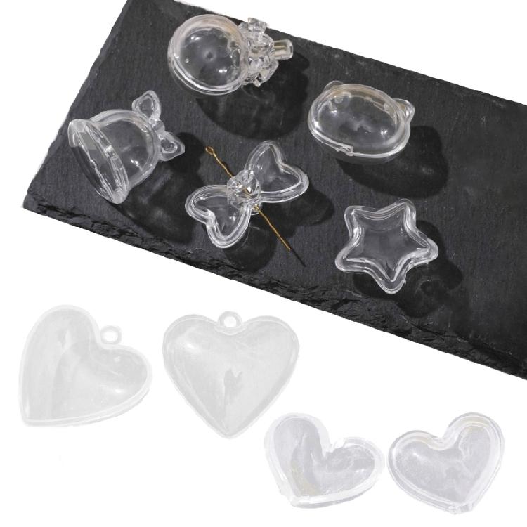 Clear Acrylic Pet Hair Keepsakes Box Cats Furs Holder Case for Memorial DIY Craft Pet Loss Remembrances and Home Decors