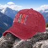 Grace Printed Vintage Baseball Cap Washed Duckbill Street Hiphop Hat For Outdoor Sports Leisure Vacation
