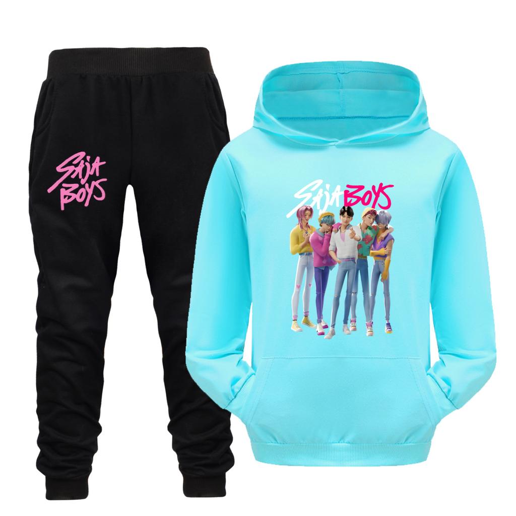 Sweat à capuche pour enfants Tout-petits Filles KPop Chasseurs de démons Saja Vêtements pour garçons Sweat-shirt à manches longues pour bébés garçons Printemps Automne Vêtements pour enfants