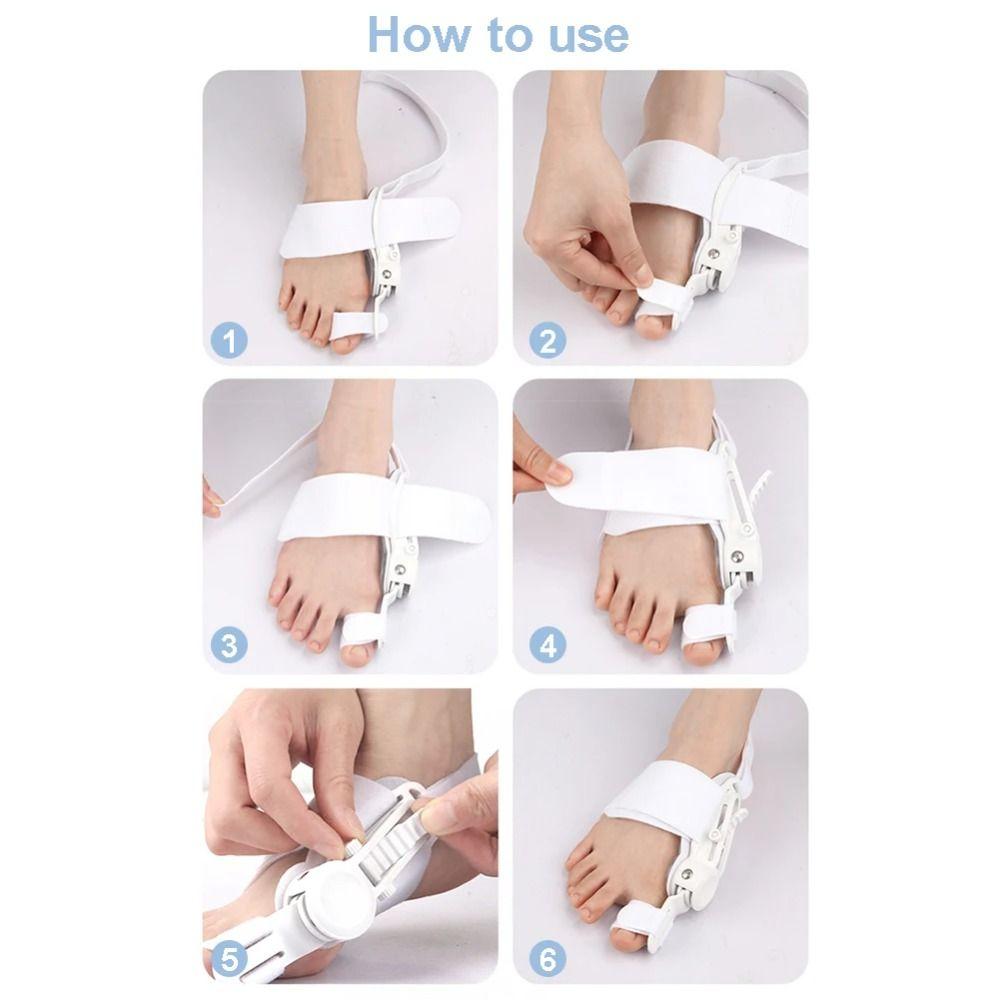 Adjustable Big Toe Straightener Toe Valgus Foot Correction Brace Bunion Corrector  Unisex