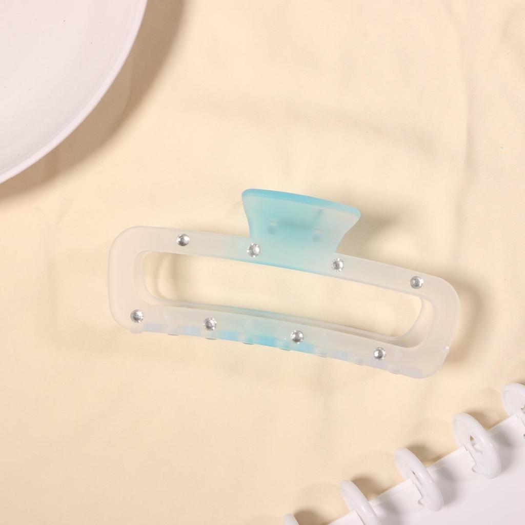 Gradient Jelly Claw Clip for Thick Hair - Updo Shark Clip Hairpin for Women