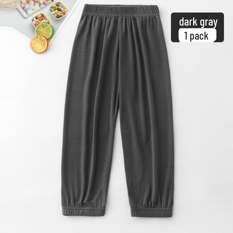 

Детские антимоскитные шаровары Ice Silk, весна/лето, свободный крой для мальчиков и девочек 120 cm