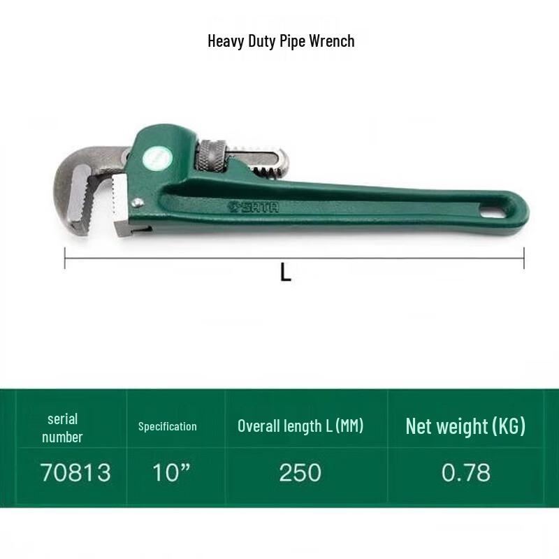 Heavy-Duty Pipe Wrench