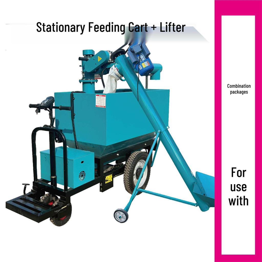 Automated Feeder Vehicle for Pig, Duck, and Goose Farms