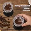 Presă Universală pentru Cafea Inel Rotativ pentru Dozare Pudră Instrument Espresso din ABS Grad Alimentar Nivelator pentru Cafetieră Moka Distribuitor de Cafea