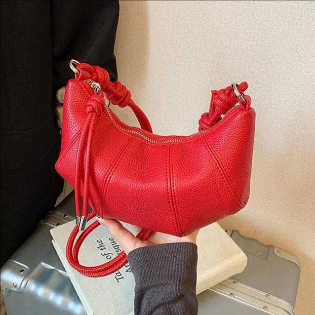 New Bag Women's Casual Fashion Shoulder Bag Solid Color Messenger Bag