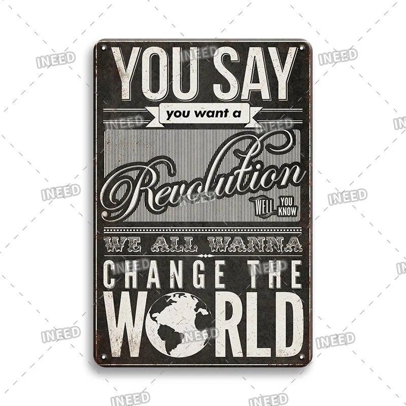 Funny Sentence Tin Sign Decorative Vintage Shabby Metal Sign Decor Metal Plate for Garage Man Cave Bar Pub Home Wall Decor