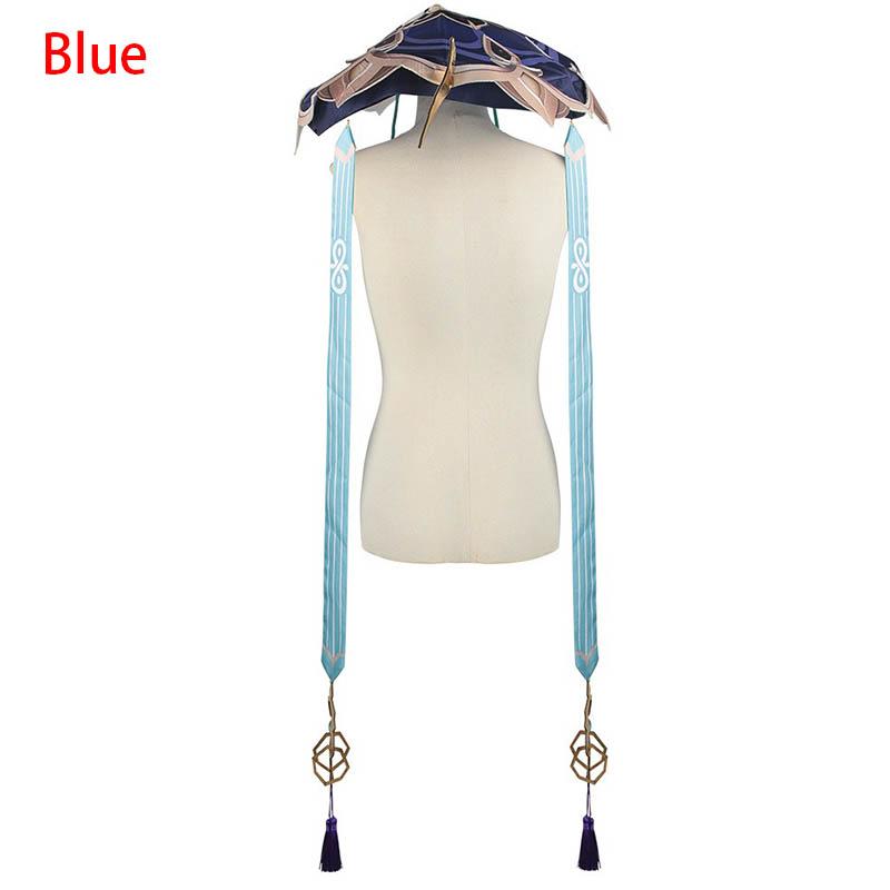 

Шляпа для косплея Скарамуччи Импакт Шляпа Скарамуччи Странник Аксессуары для косплея One Size синий