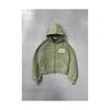 Felpa con cappuccio unisex retrò streetwear, stampa grafica, zip, vestibilità casual larga, per adolescenti