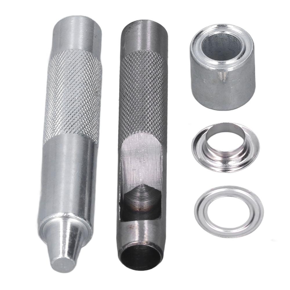 100 Sets Stainless Steel Grommet Tool Kit Inner Diameter 12MM Canvas Grommet Kit For Pool Covering