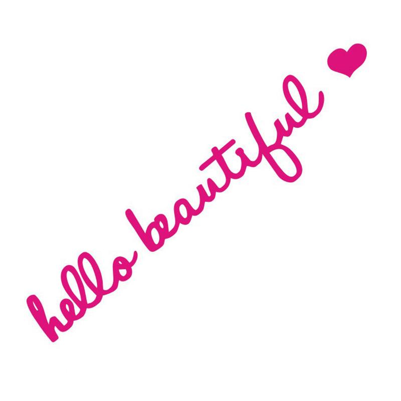 1PC Passenger Princess Star Car Mirror Stickers Decoration Rear View Mirror Auto Vehicle Vinyl Decal Sticker Interior Access