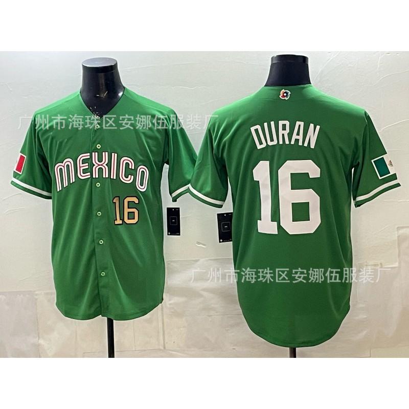 2026 Mexico Baseball Jersey Embroidered Number 16 56 30 Team Sports Uniform Men Women