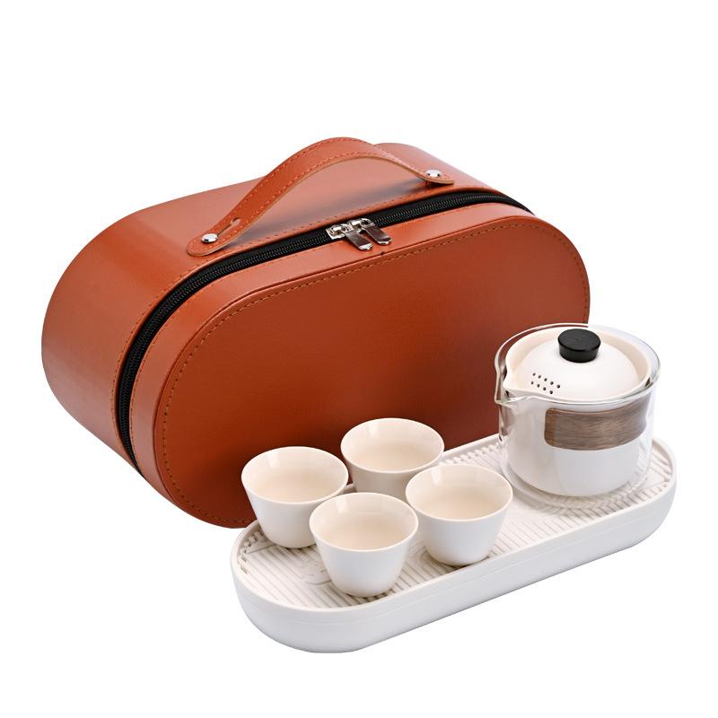 Portable travel tea set, car express cup business gift, annual meeting event souvenir