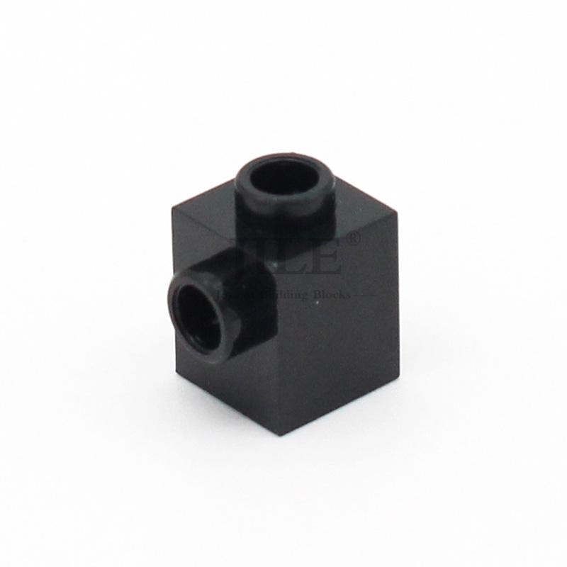 50pcs Moc Creative Brick Modified 1x1 with 2 Hole 87087 DIY Basics Enlighten Building Blocks Classic Compatible Assembles Parts