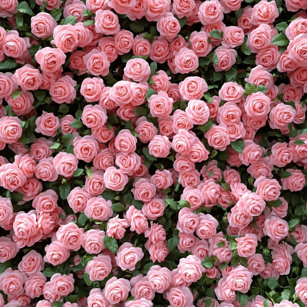 

Romantic Pink Rose Shower Curtain - Waterproof, Mildew-Resistant with Lush Floral Design for a Soft and Elegant Bathroom Decor W90XH180cm