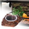 Feeder Dish Frogs Lizards Amphibians Feeding Reptile Food Water Bowl for Chameleon Spiders Turtle Leopard Gecko Bearded Dragons