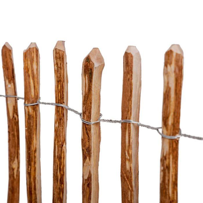 VidaXL Picket Fence Hazel Wood 60x500 Cm 43140