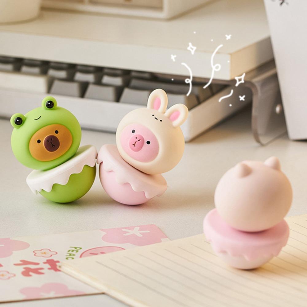 Resin Doll Capybara Tumbler Model Animals Tumbler Capybara Animals Figures  Collection Toy