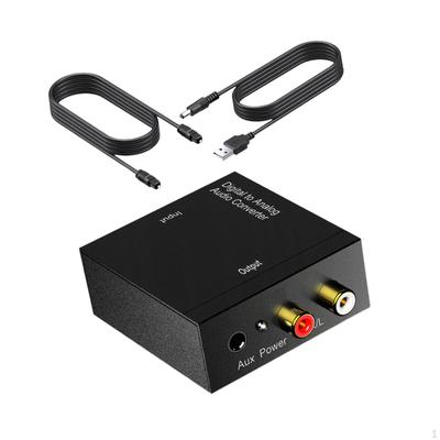 Digital To Analog Audio Converter Parts Replacement Adults Easy Installation DAC Optical