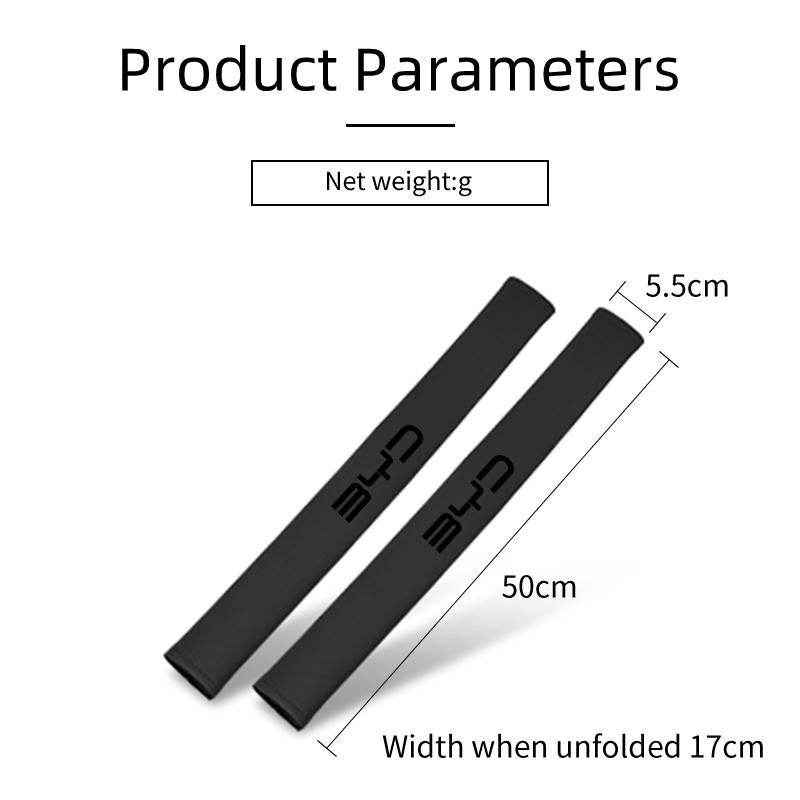 Car Seat Belt Shoulder Pad Extended Leather Seat Belt Protector For BYD M6 G3 G5 T3 F3 F0 S6 S7 E5 E6 Tang Song Qing Yuan