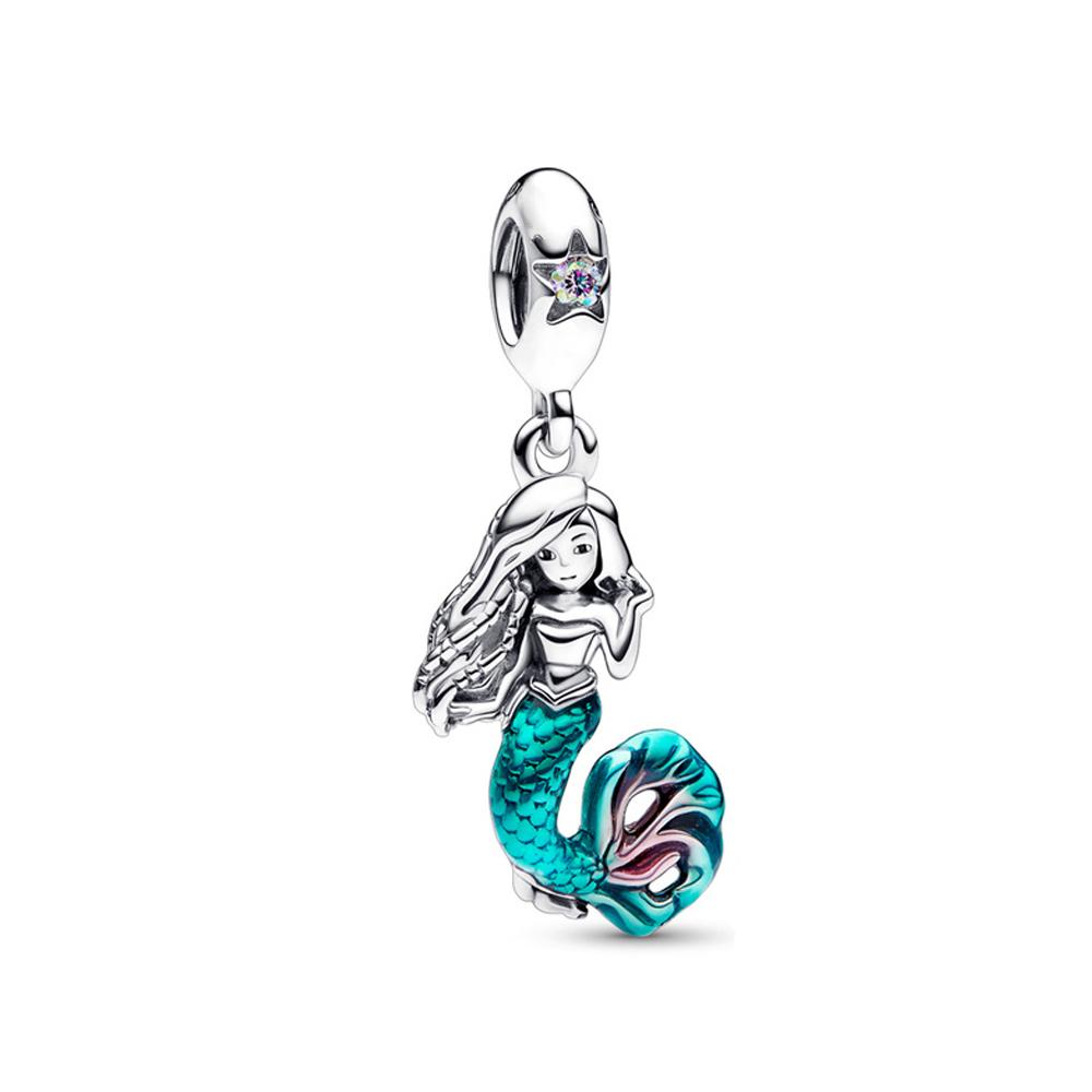 Hot Sell MINISO Disney 925 Silver Animals Mobilization Charms Beads Hot Original Bracelet Trinkets DIY Jewelry Women