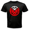 Red Skull Crossbones Graphic Black T-Shirt