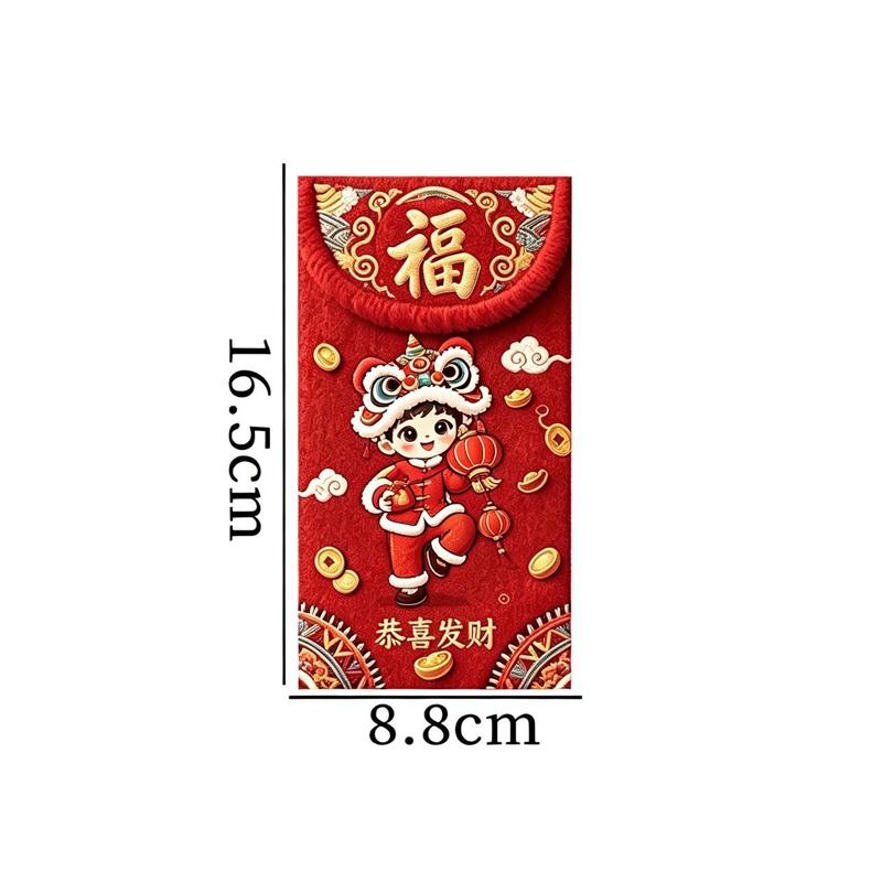 Red Envelopes 2027 Chinese New Year Of The Goat Lucky Money Envelopes Spring Festival Hongbao Red Pockets Party Gift