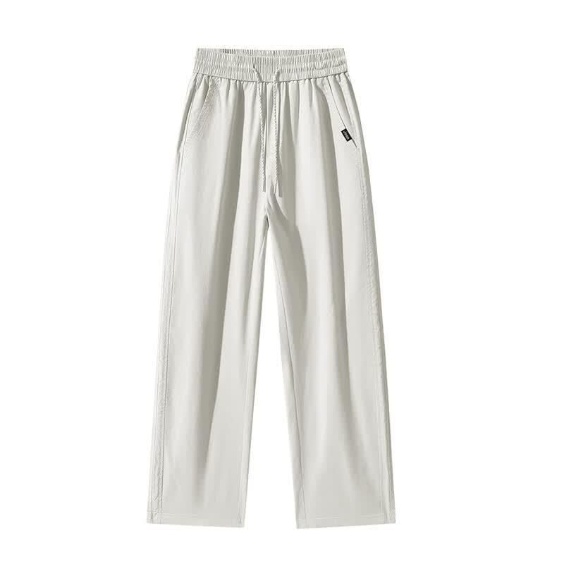 Jeep Men s Lyocell Blend Ice Silk Straight-Leg Casual Trousers L